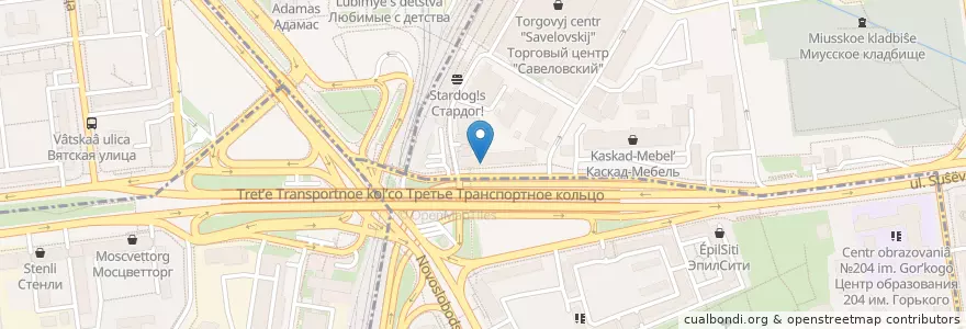 Mapa de ubicacion de Траттория №1 en Russia, Central Federal District, Moscow, North-Eastern Administrative Okrug, Maryina Roshcha District.