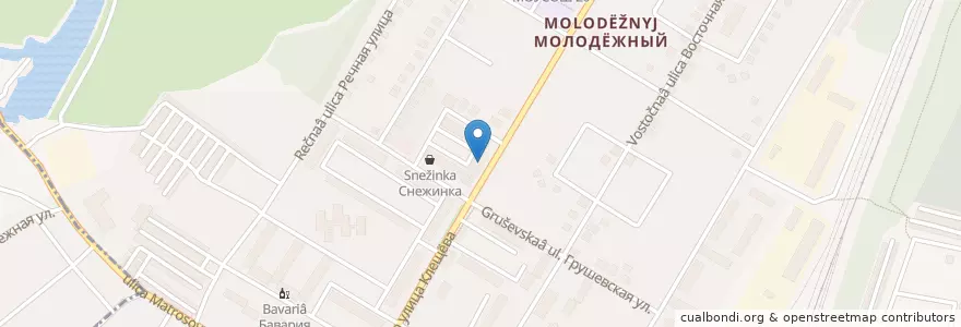 Mapa de ubicacion de Отделение связи №346406 en Rusia, Южный Федеральный Округ, Óblast De Rostov, Городской Округ Новочеркасск.