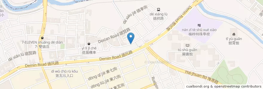 Mapa de ubicacion de 翠屏駐在所 en Taiwan, Kaohsiung, 楠梓區.