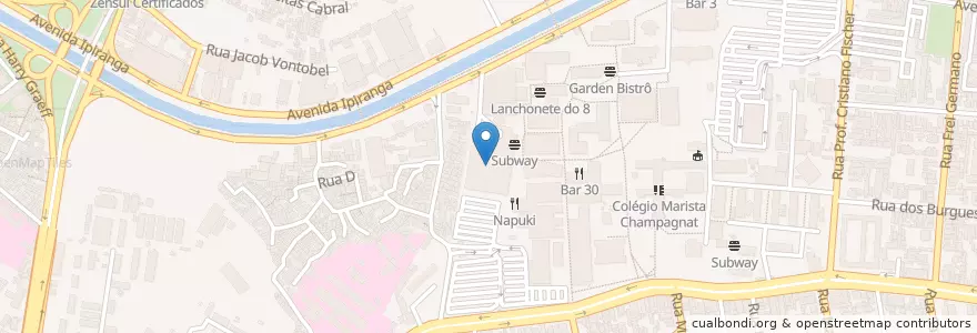 Mapa de ubicacion de Centro de Eventos en Brazil, Jižní Region, Rio Grande Do Sul, Região Metropolitana De Porto Alegre, Região Geográfica Intermediária De Porto Alegre, Região Geográfica Imediata De Porto Alegre, Porto Alegre.
