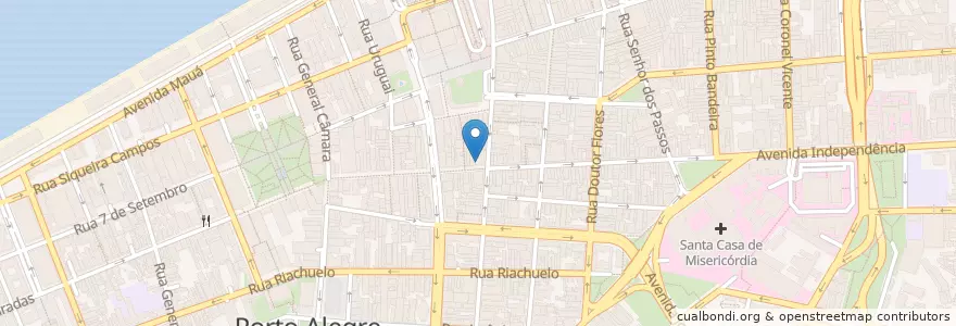 Mapa de ubicacion de Itaú en 브라질, 남부지방, 히우그란지두술, Região Metropolitana De Porto Alegre, Região Geográfica Intermediária De Porto Alegre, Região Geográfica Imediata De Porto Alegre, 포르투알레그리.