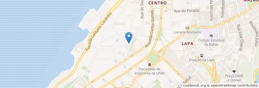 Mapa de ubicacion de O Líder en Brasil, Região Nordeste, Bahia, Região Metropolitana De Salvador, Região Geográfica Intermediária De Salvador, Microrregião De Salvador, Salvador.