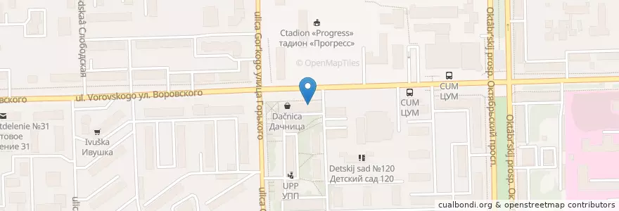 Mapa de ubicacion de Сердце Вятки en ロシア, 沿ヴォルガ連邦管区, キーロフ州, キーロフ管区.