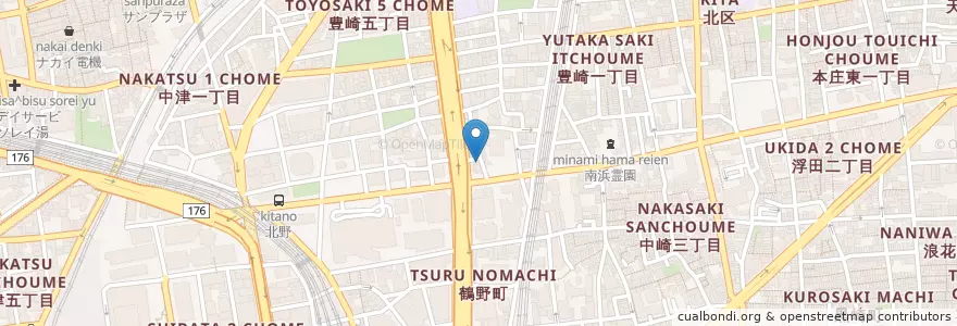 Mapa de ubicacion de いろは en ژاپن, 大阪府, 大阪市, 北区.