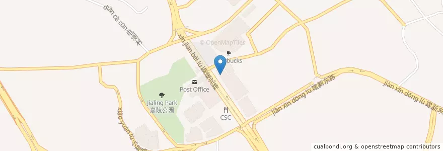 Mapa de ubicacion de McDonald's en Chine, Chongqing, 重庆市中心, 江北区.
