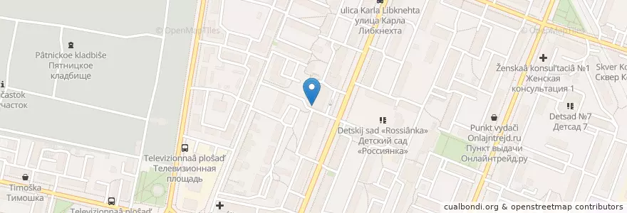 Mapa de ubicacion de Фармадар en Russia, Distretto Federale Centrale, Калужская Область, Городской Округ Калуга.