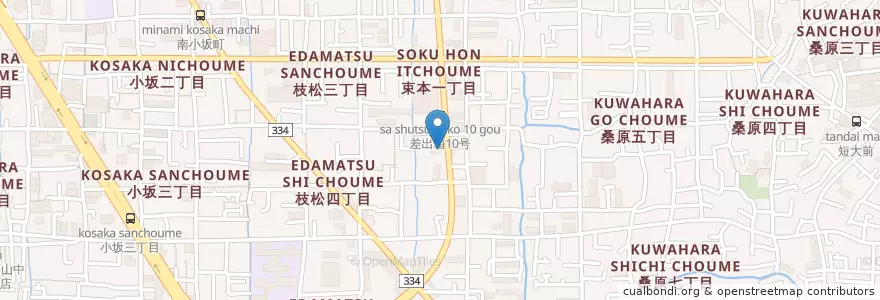 Mapa de ubicacion de ガスト松山束本店 en Japonya, 愛媛県, 松山市.