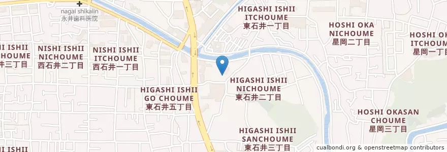 Mapa de ubicacion de 森貞内科 en Jepun, 愛媛県, 松山市.