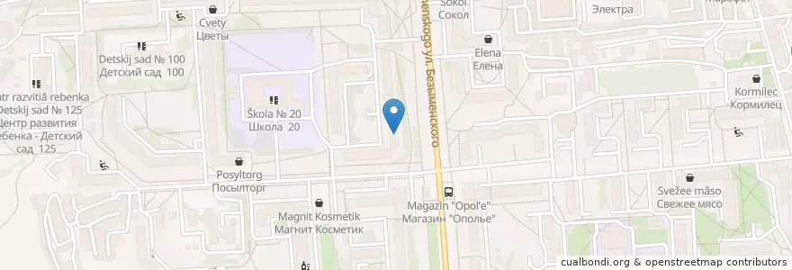 Mapa de ubicacion de Отделение связи №600035 en Rusia, Distrito Federal Central, Óblast De Vladímir, Городской Округ Владимир.