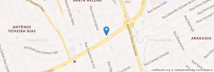 Mapa de ubicacion de Pizzaria Parola en Brazil, Southeast Region, Minas Gerais, Região Geográfica Intermediária De Belo Horizonte, Região Metropolitana De Belo Horizonte, Microrregião Belo Horizonte, Belo Horizonte.