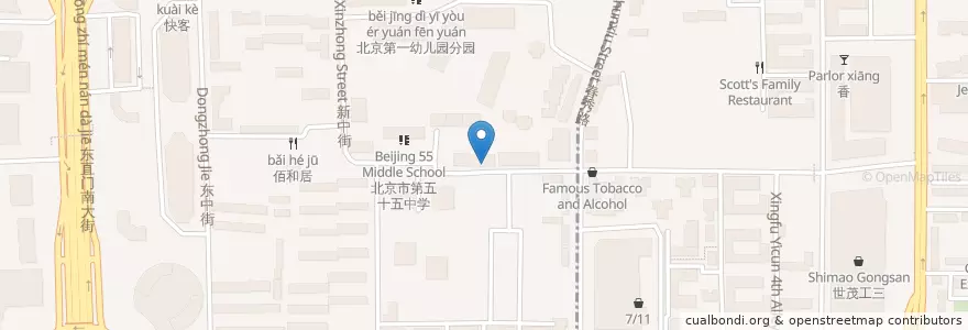 Mapa de ubicacion de Great Leap Brewing en 中国, 北京市, 河北省, 朝阳区.