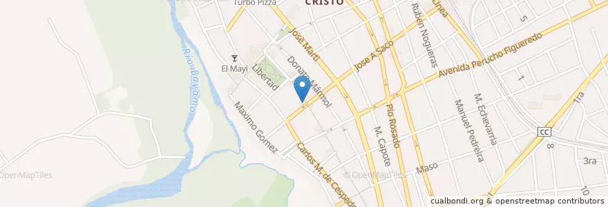 Mapa de ubicacion de Banco popular de Ahorro en کوبا, Granma, Bayamo, Ciudad De Bayamo.