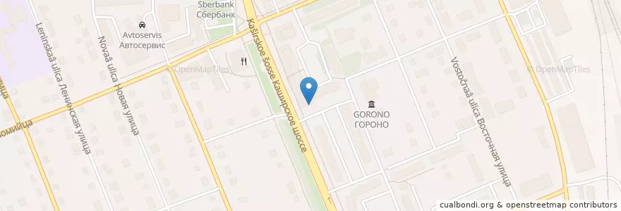 Mapa de ubicacion de Неаполитанская пицца en Rusia, Distrito Federal Central, Óblast De Moscú, Городской Округ Домодедово.