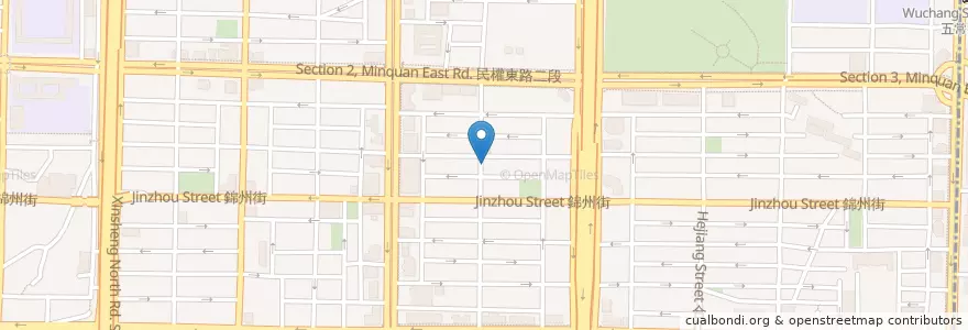 Mapa de ubicacion de 田園甘味房手工豆花 en 臺灣, 新北市, 臺北市, 中山區.