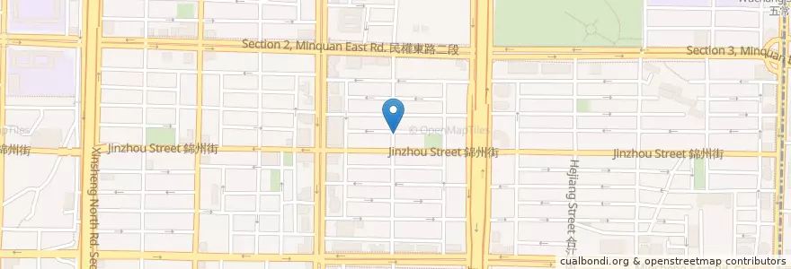 Mapa de ubicacion de 和的獸醫院 en Taiwan, 新北市, Taipé, 中山區.