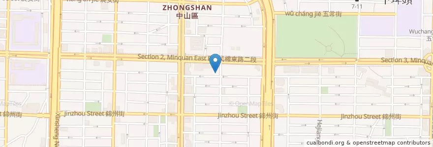 Mapa de ubicacion de 楊安牙醫診所 en Taïwan, Nouveau Taipei, Taipei, District De Zhongshan.