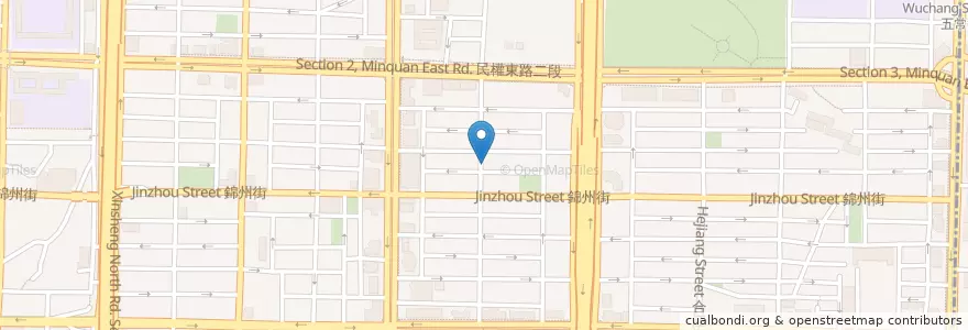 Mapa de ubicacion de 皇綺牛肉麵 en Taiwan, New Taipei, Taipei, Zhongshan District.