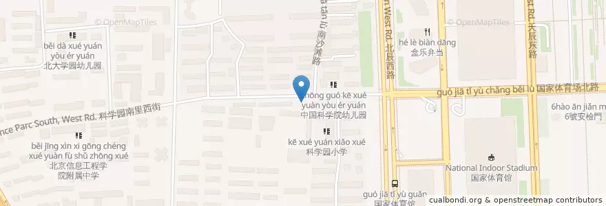 Mapa de ubicacion de 科学园邮政局 en China, Pequim, Hebei, 朝阳区 / Chaoyang.