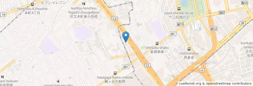 Mapa de ubicacion de タイムズ en Japan, 東京都, 渋谷区.