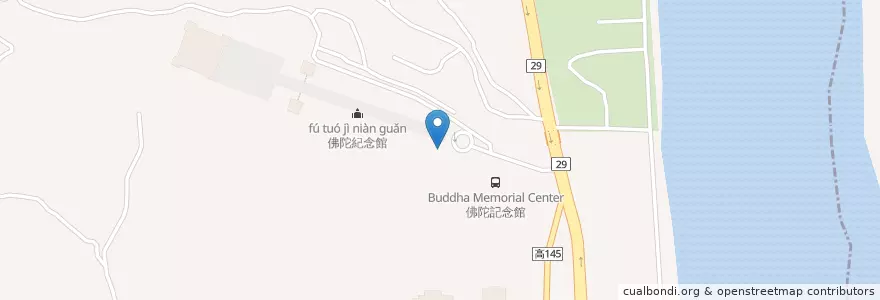 Mapa de ubicacion de 禮敬大廳滴水坊 en Tayvan, Kaohsiung, 大樹區.