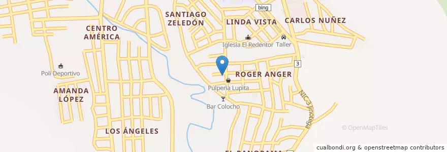 Mapa de ubicacion de Iglesia Jesucristo es el Señor en Nicaragua, Jinotega, Jinotega (Municipio).
