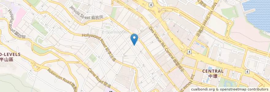 Mapa de ubicacion de 南記粉麵 Nam Kee Noodle en الصين, غوانغدونغ, هونغ كونغ, جزيرة هونغ كونغ, الأقاليم الجديدة, 中西區 Central And Western District.