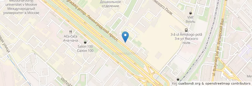 Mapa de ubicacion de Ваби Саби en Rusia, Distrito Federal Central, Москва.