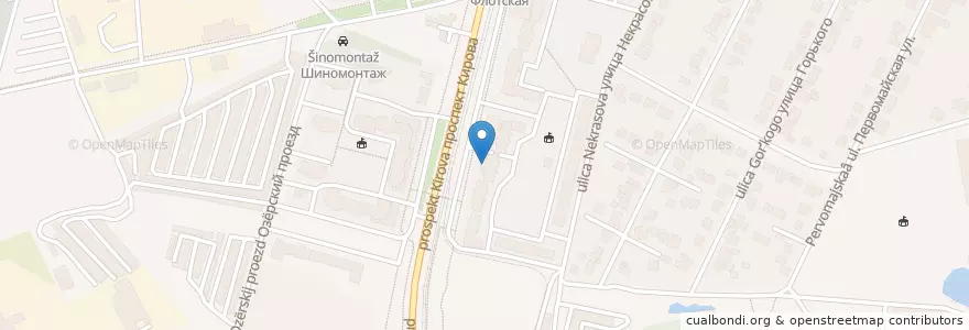 Mapa de ubicacion de Педиатрическое отделение № 1 en Rusia, Distrito Federal Central, Óblast De Moscú, Коломенский Городской Округ.