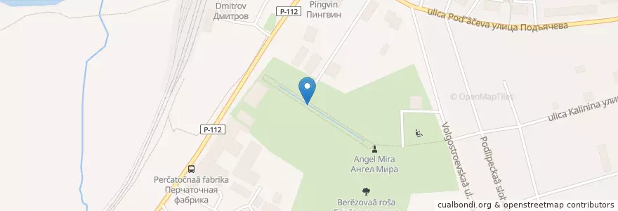Mapa de ubicacion de Малый круглый фонтан en Rússia, Distrito Federal Central, Oblast De Moscou, Дмитровский Городской Округ.