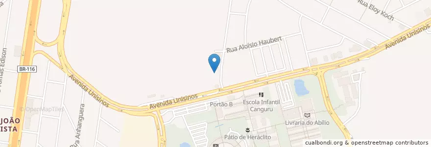Mapa de ubicacion de Unipark (Alemão) en Brasilien, Süden, Rio Grande Do Sul, Região Metropolitana De Porto Alegre, Região Geográfica Intermediária De Porto Alegre, Região Geográfica Imediata De Novo Hamburgo - São Leopoldo, São Leopoldo.