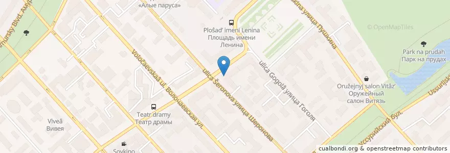 Mapa de ubicacion de Кофе репаблик en Rusia, Distrito Federal Del Lejano Oriente, Krai De Jabárovsk, Городской Округ Хабаровск.