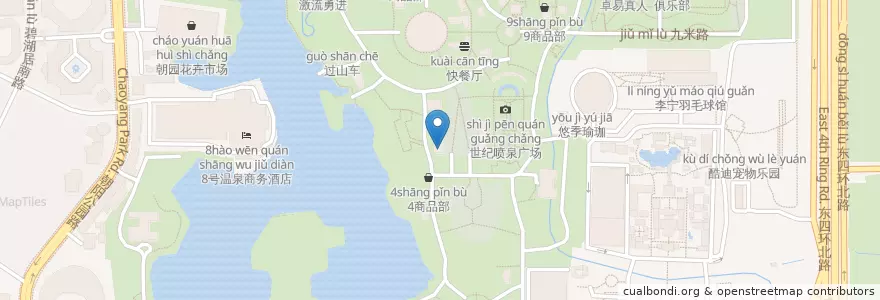 Mapa de ubicacion de 索尼探梦咖啡厅 en 中国, 北京市, 河北省, 朝阳区 / Chaoyang.
