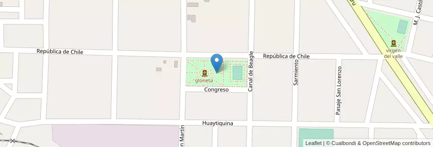 Mapa de ubicacion de 24 de Setiembre en آرژانتین, Salta, Rosario De Lerma, Municipio De Campo Quijano.