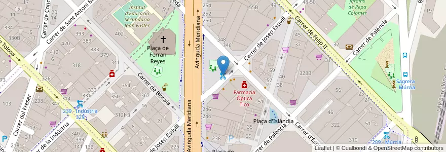 Mapa de ubicacion de 240 - Josep Estivill 32 en Spanje, Catalonië, Barcelona, Barcelonès, Barcelona.