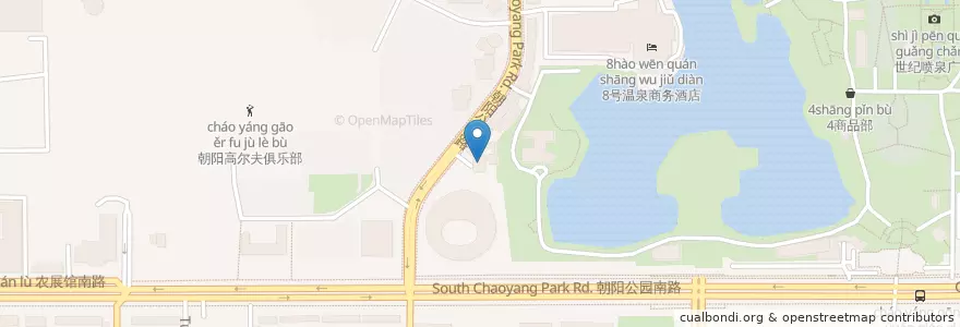 Mapa de ubicacion de 香满楼烤鸭店 en 中国, 北京市, 河北省, 朝阳区.