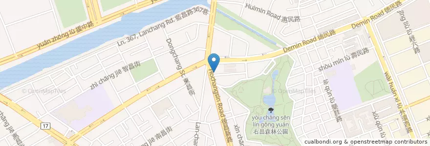 Mapa de ubicacion de 巴沙諾瓦楠梓店 en Taïwan, Kaohsiung, 楠梓區.