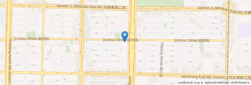 Mapa de ubicacion de 台北富邦商業銀行 en 臺灣, 新北市, 臺北市, 中山區.