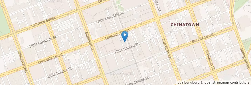 Mapa de ubicacion de Lounge en Australië, Victoria, City Of Melbourne.