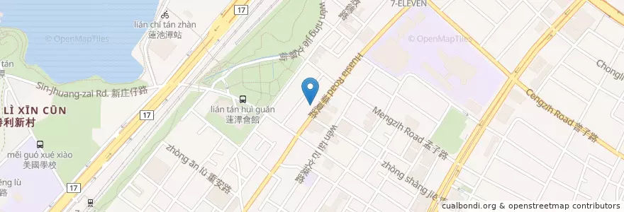 Mapa de ubicacion de 來去東港 en Taiwan, Kaohsiung, 左營區.
