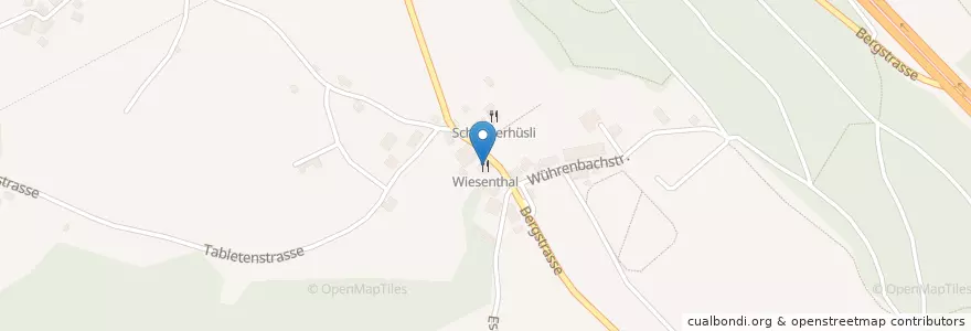Mapa de ubicacion de Wiesental en 스위스, 취리히, Bezirk Horgen, Horgen.