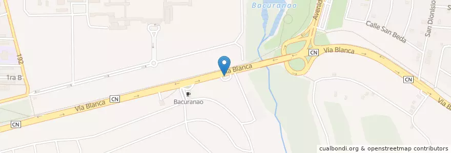 Mapa de ubicacion de Punto de Control PNR Bacuranao en Cuba, Havana, Habana Del Este.