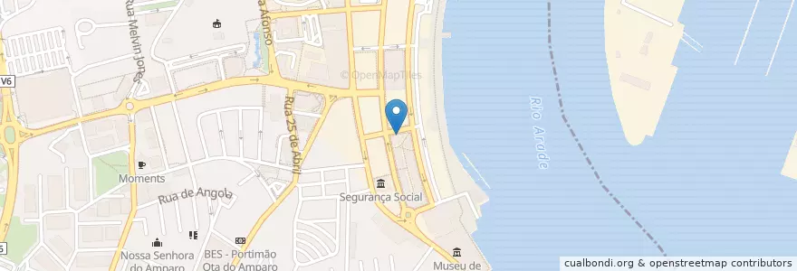 Mapa de ubicacion de Banif - Portimão Foz do Arade en Portekiz, Algarve, Algarve, Faro, Portimão, Portimão.