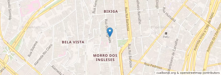 Mapa de ubicacion de Teatro Ruth Escobar en Бразилия, Юго-Восточный Регион, Сан-Паулу, Região Geográfica Intermediária De São Paulo, Região Metropolitana De São Paulo, Região Imediata De São Paulo, Сан-Паулу.