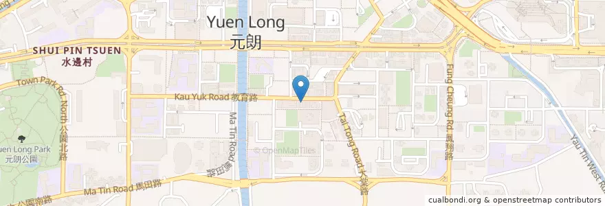Mapa de ubicacion de Watson's Pharmacy en China, Hong Kong, Cantão, Novos Territórios, 元朗區 Yuen Long District.