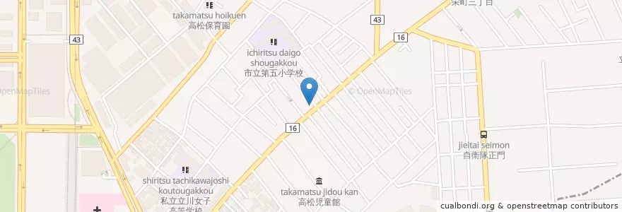 Mapa de ubicacion de SystemPark en Japonya, 東京都, 立川市.
