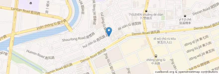Mapa de ubicacion de 優瑞卡中醫診所 en Taïwan, Kaohsiung, 楠梓區.