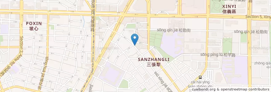 Mapa de ubicacion de Spaggo - Pasta House en 臺灣, 新北市, 臺北市, 大安區.