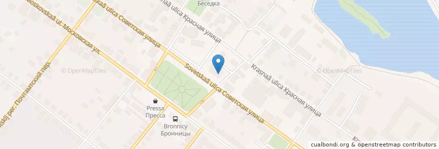 Mapa de ubicacion de Подкова кафе-бар en Rusland, Centraal Federaal District, Oblast Moskou, Раменский Городской Округ, Городской Округ Бронницы.