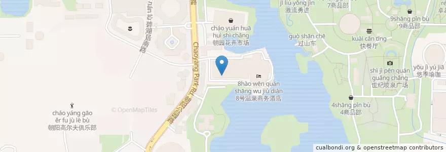 Mapa de ubicacion de 8号鲍鱼海鲜火锅 en Çin, Pekin, Hebei, 朝阳区 / Chaoyang.