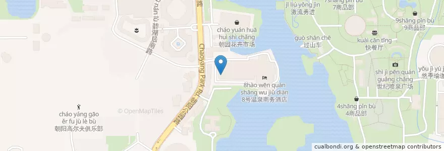 Mapa de ubicacion de 孔乙己酒店 en Cina, Pechino, Hebei, 朝阳区 / Chaoyang.